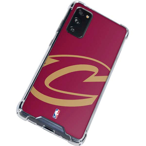 NBA Cleveland Cavaliers Large Logo Galaxy S20 FE Clear Case